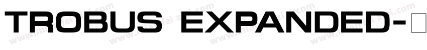TROBUS EXPANDED字体转换